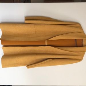 Mustard down coat
